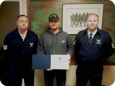Jason Kemper receives COA from Air Force